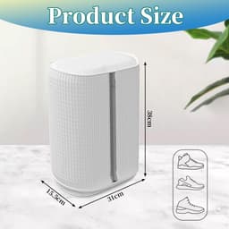 Unyqoos® Herbruikbare waszak met borstel voor schoenen in wasmachine — thumbnail 2
