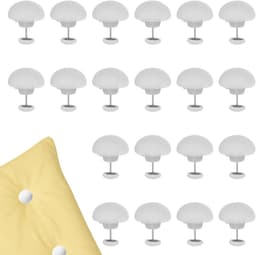 20 stuks Dekbedpinnen - Bed Sheet Holders - Quilt Clips - Dekbedovertrek Clips - Attachment Comforter - Quilt Fixing Clips - Om rommelige lakens te organiseren - Wit — thumbnail 1