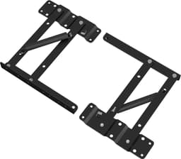 vidaXL - Bedliftmechanisme - 2 - pcs - Zwart - 340 - x - 95 - x - 40 - mm - IJzer — thumbnail 1