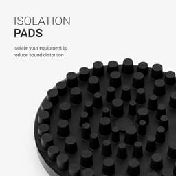 Siliconen trillingsdempers (4 stuks) - Zelfklevende demperset geschikt voor platenspeler, geluidinstallatie, home cinema-set en speakers — thumbnail 3