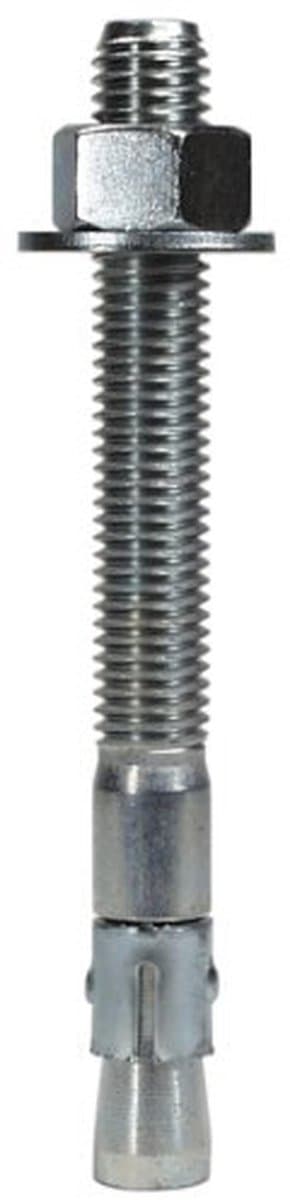 Sterke Stropdas - 8 inch bij 5 inch verzinkt stalen wig - 8-7/8 inch schroefdraadlengte, 50 stuks — afbeelding 1