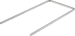Grondankers U-vorm - Bevestigingsharingen tuin - Bescherming planten - Stevig gelegeerd staal - 6 x 12 cm - Zilver — thumbnail 3
