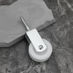 Kledinglijn Katrollen - Draaiwielen Ophanging - Kleding Drogen - Slijtvast Nylon Materiaal - 40mm Diameter — thumbnail 3