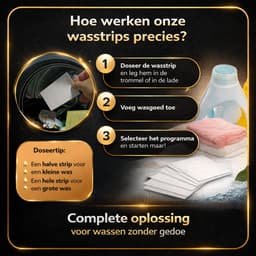 Natuurlijke wasmiddeldoekjes - Lavendel wasstrips 30 wasbeurten incl. wasverzachter - Detergent Sheets - Wasvellen - Vegan wasdoekjes — thumbnail 4