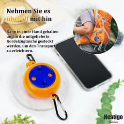 Intrekbare Waslijn 8 Meter - Draagbaar voor Binnen en Buiten Reizen — thumbnail 4