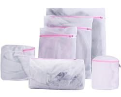 Waszak met ritssluiting voor delicate items - set van 6 - voor wasmachine - jurken - beha's - schoenen - babykleding