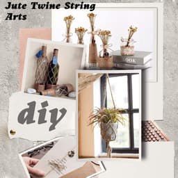 50 Stuks Mini Houten Knijpers met Jute Touw voor Foto Decoratie en Knutselen — thumbnail 2