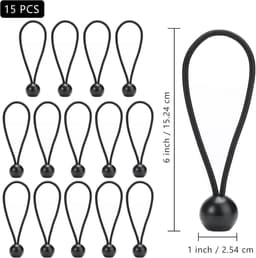 Zeilspanners 15 stuks | Expanderlussen 4mm | Tentspanners met haken — thumbnail 3