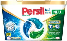Persil 4in1 Deep Clean Wasmiddel Pods 20 stuks voor witte en bonte was krachtig vanaf 20 graden — thumbnail 1
