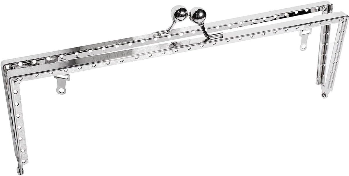 Zaksluiting - Metalen klem - Tassen sluiten - Duurzaam ijzer - 225 x 75 cm - Zilver — afbeelding 1
