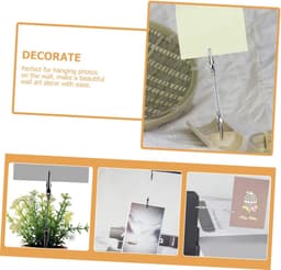 Dubbele Krokodillenklem Clips voor Foto's en Memo's - Wanddecoratie — thumbnail 2