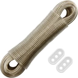 50m sterke waslijn voor binnen en buiten - 230kg draagvermogen — thumbnail 1