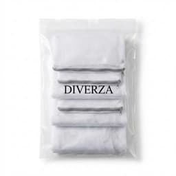 DIVERZA Waszakken Set 4-delig – Waszak voor Wasmachine – Beschermt Kleding – Fijnmazig Gaas – Met Ritssluiting – 1 Groot 2 Middel 1 Klein – Wit — thumbnail 5