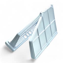 Fixem Geschikt voor AEG, Electrolux droger filter pluizenzeef was droger 1366339024 - Pluizenfilter - Wit - 1 Stuk — thumbnail 3
