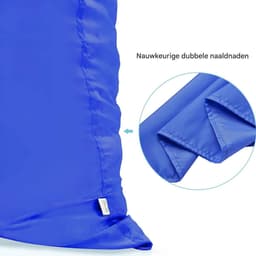 Elkuaie Vuile Waszak - Reis - Groot Vouwbaar Met Koordsluiting Voor Reizen En Dagelijks Gebruik - 2 Stuks - Blauw — thumbnail 2