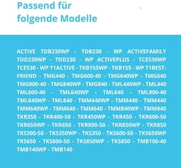 Set van 2 filters Geschikt voor Miele 9164761 droger warmtepompdroger, fijne - grof 207 x 157 x 30 mm, sponsfilter, filtermat condensdroger, Made in Germany, pluisfilter, schuimfilter spons — thumbnail 3