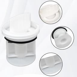 2 Stuks Wasmachine Pluizenfilter Filterelement Geschikt voor Bosch Siemens, Wasmachine Afvoerpomp Filterelement Pluizenfilter Voor Wasmachine Wasdroger 00647920/00602008/00605010 — thumbnail 3