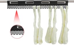 Sokkenhouders voor wasrek - 8 stuks - Antislip functie - Vier kleuren — thumbnail 3