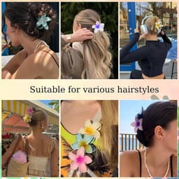 Inovra Plus - Bloemenhaarclips 8 stuks antislip bloemenhaarklemmen - Reis Benodigdheden voor vakantie in de natuur — thumbnail 4
