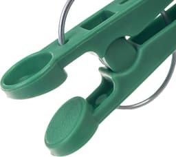 KADAX wasknijpers, 20 x knijpers van robuuste kunststof, kleurrijke sokkenklemmen, windbestendige klemmen voor binnen en buiten (veelkleurig/rond) — thumbnail 3