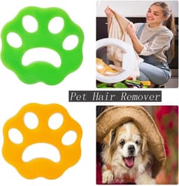 Haarverwijderaar en Pluisballen Set - Herbruikbaar en Effectief - Voor Wasmachine - Dierenharen en Pluisjes Verwijderen - Huisdierhaarverwijderaar - Set van 4 en 6 stuks — thumbnail 4