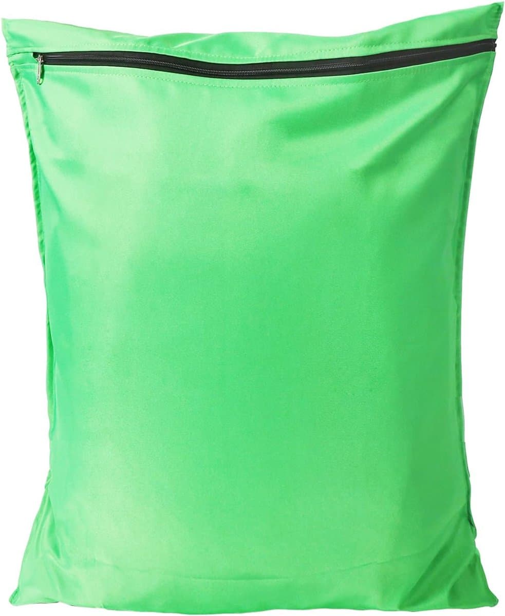 Waszak voor huisdieren, waszak voor honden- en kattenhaarverwijderaar voor handdoeken, dekens, huisdierbeddengoed, 60 x 70 cm (groen) — afbeelding 1