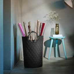 Reisenthel Loophome M Opbergmand - Wasmand - 30 L - Frame Rhombus Zwart — thumbnail 3