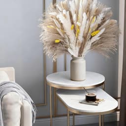 Gedroogde pampa, natuurlijk, decoratie, doe-het-zelfset, gedroogde bloemen, rietboeket voor boho-bloemen, bruiloft en tafeldecoratie thuis, rustiek feest — thumbnail 3