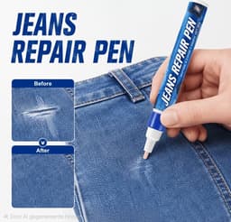 Jeans Reparatiepen Blauw – Textiel Kleurhersteller voor Spijkerbroeken & Blauwe Kleding – 20 g — thumbnail 1