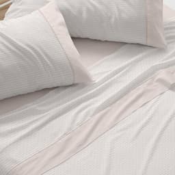 Blanco Beddengoedset, 105 cm brede bedden (+ beschikbare maten), design 541, zandkleur (105 x 190/200 cm) — thumbnail 1