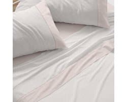 Blanco Beddengoedset, 105 cm brede bedden (+ beschikbare maten), design 541, zandkleur (105 x 190/200 cm)
