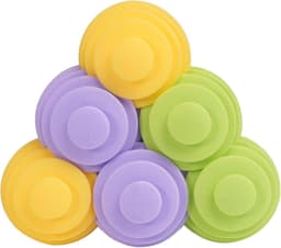 6 stuks wasbal voor wasmachine, drogerballen voor wasdroger, herbruikbare rubberen wasballen, wasbal voor wasmachine & drogerbal (5,5 cm) — thumbnail 1
