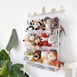 Wandnet voor Gevulde Dieren Kamer Decor Muur Net Hanger Display Houder — thumbnail 3