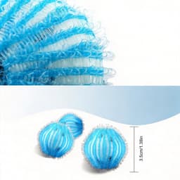 12x Witte Wasballen - Anti-Pluis & Verwijder Huisdier Haar — thumbnail 4