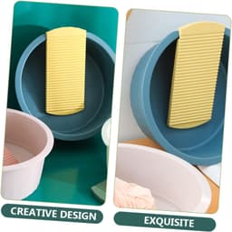 1set Wasbord Voor Handwas Van Kleding Dikke Wasbak Met Antislip Ontwerp Voor Huishoudelijk Gebruik Studenten Compact Duurzaam Voor Kleding — thumbnail 3