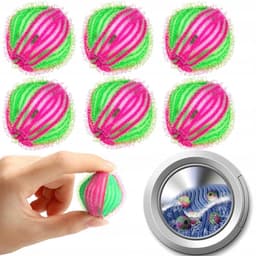 Antiklitters Ballen voor Wasmachine - 6 Stuks - Verwijdert Huisdierhaar — thumbnail 1