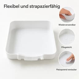 Afvoerbakken voor wasmachines (4-delige set) - Draagbare afvoerbakken, afvoerschalen voor wasmachines, wateropvangbakken voor wasmachines met voorlader, geschikt voor kelders, appartementen en stacaravans. — thumbnail 2