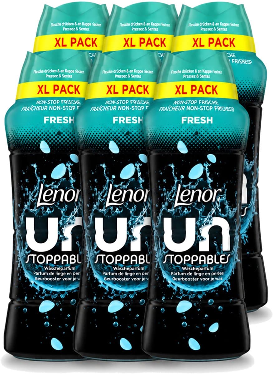 6 x Lenor Unstoppables - Geurbooster - Fris - Non-Stop Frisheid - Grootverpakking - Voordeelverpakking - 6 stuks — afbeelding 1