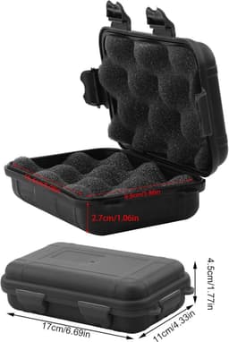 Opbergdoos voor outdoor survival, kunststof, schokbestendig, waterdicht, luchtdicht, voor outdoor-activiteiten, reizen of thuisgebruik (L-staart) — thumbnail 2