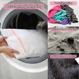 Waszakken voor de Wasmachine - Set van 3, Ideaal voor Kleding, Reizen en Bescherming van Wol en Katoen (40 x 50 cm) — thumbnail 4