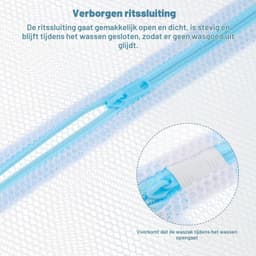 Set van 2 Grote Herbruikbare Wasnetten voor de Wasmachine - Ideaal voor Kleding, Sweaters en Jassen (XXL 60 x 80 cm, XXXL 90 x 110 cm) — thumbnail 4