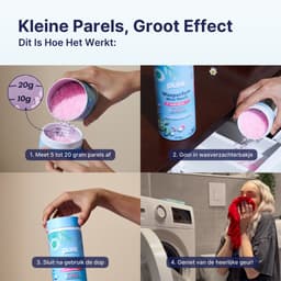 Pure Laundry Club Wasparfum Mini Pearls - Pure Berry - 50 Wasbeurten - Luxe Geurbooster van Bessen & Witte Muskus - Tot 12 Weken Frisse Was - 100% Plasticvrij, Natuurlijk & Vegan Wasparels - Geurparels Wasmachine — thumbnail 4