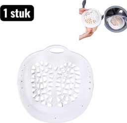 1 stuk - Waszak - Siliconen Waszak voor BH's - Ondergoedwaszak - Anti-Vervorming Wasbeschermer - Binnenwas Zak voor delicate Kleding - Wit — thumbnail 1