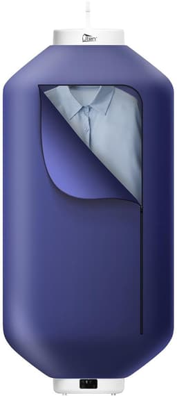 Uten Draagbare Elektrische Droger GR889-3 - Ophangbaar Design - Warmtepompdroger - 600 W - Timer 2.5H/3H/5H - Mini Wasdroger - Tot 3kg Wasgoed - Hoogte 100 cm - Blauw — thumbnail 1