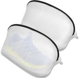 longziming -2 Stuks Waszakken voor Schoenen – Herbruikbare Net Waszak met Rits voor Sneakers, Sportschoenen en Sokken – Beschermende Schoenenzak voor Wasmachine en Droger – Duurzaam & Ademend — thumbnail 1