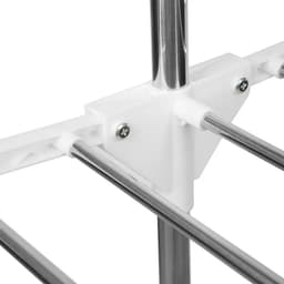 3-Laags Opvouwbaar Droogrek met Wieltjes – 158×75×44 cm — thumbnail 3