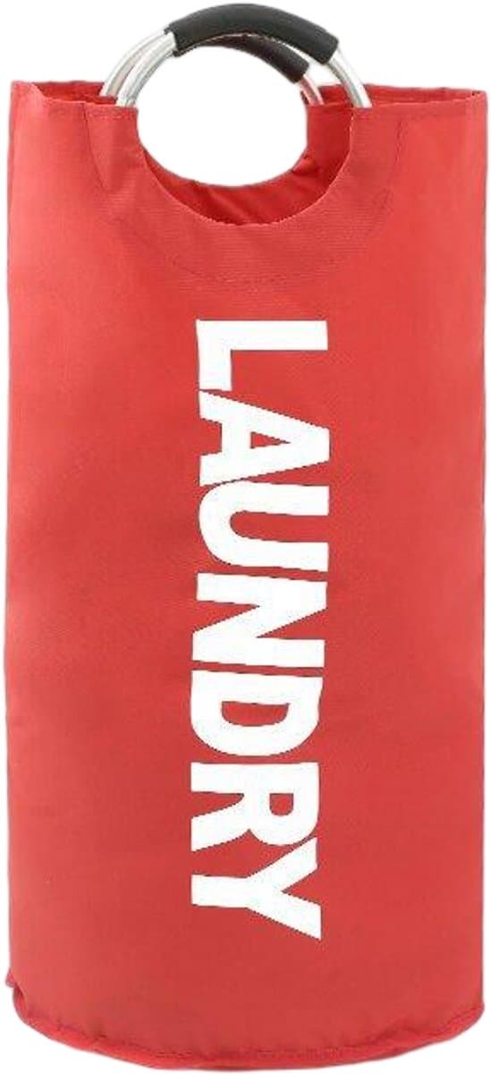 Opvouwbare wasmand - 82 liter inhoud - Wasverzamelaar met handvat - Oxford stoffen wasmand - Waterdichte waszak - Wasmand - Draagbare wassorteerder - Opbergcontainer - Flessenverzamelaar-Oranje — afbeelding 1
