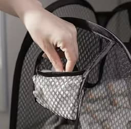 Opvouwbare Wasmand - Handig voor in de badkamer - Gemakkelijk mee te nemen - Gemakkelijk op te ruimen - In elkaar vouwbaar - Snel & Simpel - Pop-up wasmand - F4.1 — thumbnail 4