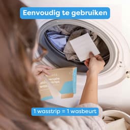 Brauzz Wasstrips Sea Breeze - Wasmiddeldoekjes voor Witte, Gekleurde en Zwarte Was - Wasmiddel Strips - Wasmiddel Vellen - Laundry Strips (32 wasbeurten) — thumbnail 2