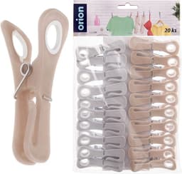 Wasknijpers Plastic 20 stuks - Set - Wasgoedknijpers - Knijpers voor Wasrek - Laundry — thumbnail 4